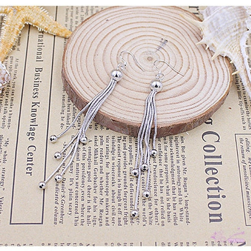 Beads Tassel Earrings